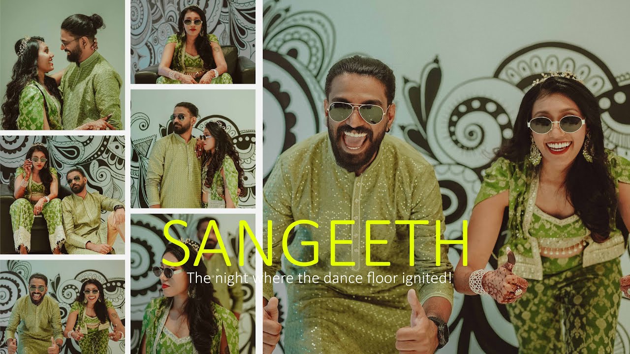A night of unforgettable dance and pure joy at Gauri & Aswin's Sangeet Celebration.