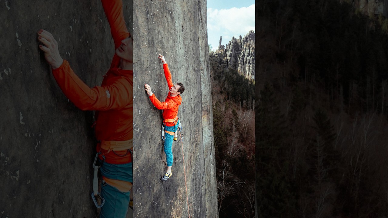 Новая революция в #скалолазании | Крио-захват от Адама Ондры и Mammut
