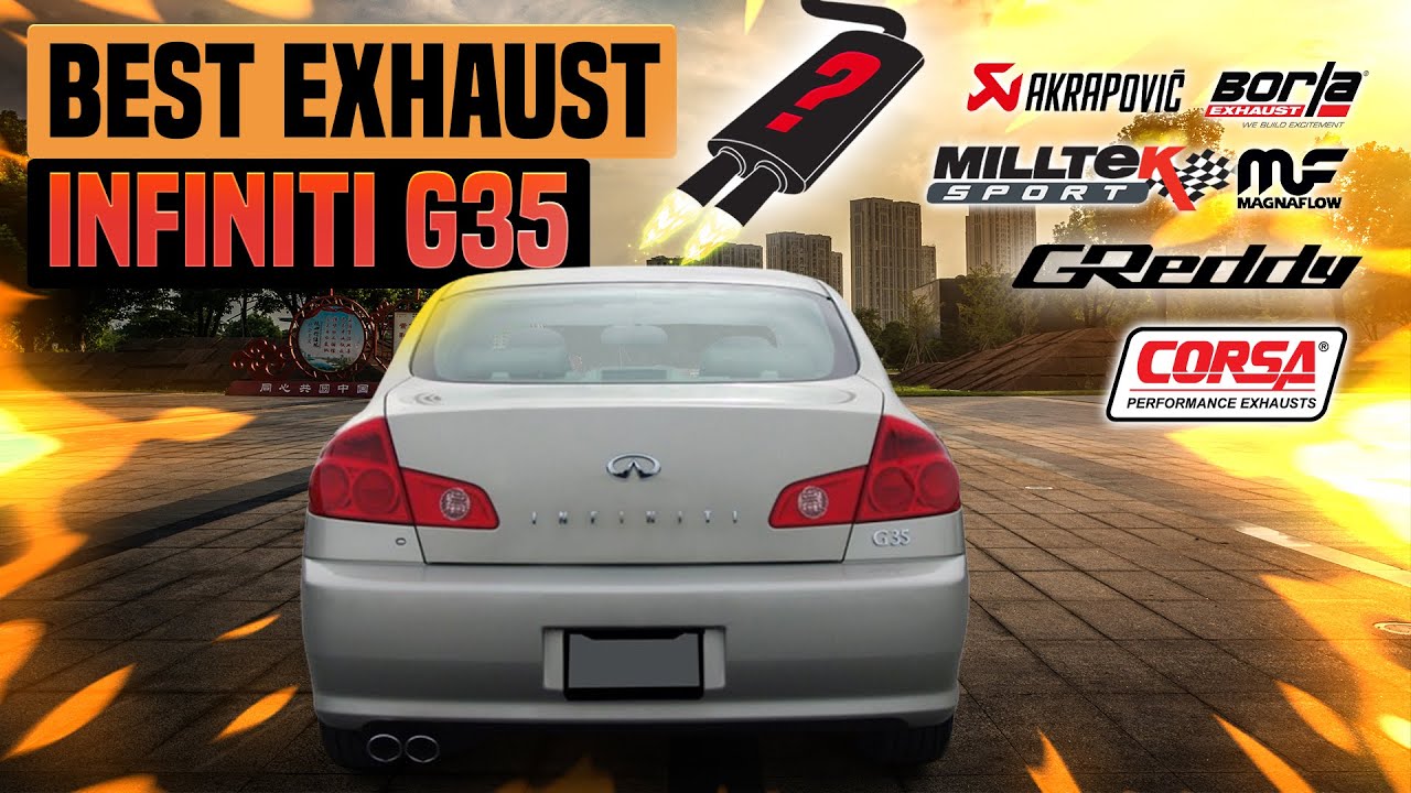 Infiniti G35 Exhaust Sound 🔥 Stock,Straight Pipe,Muffler Delete,Flames,Mods,Review,Upgrade,Invidia+