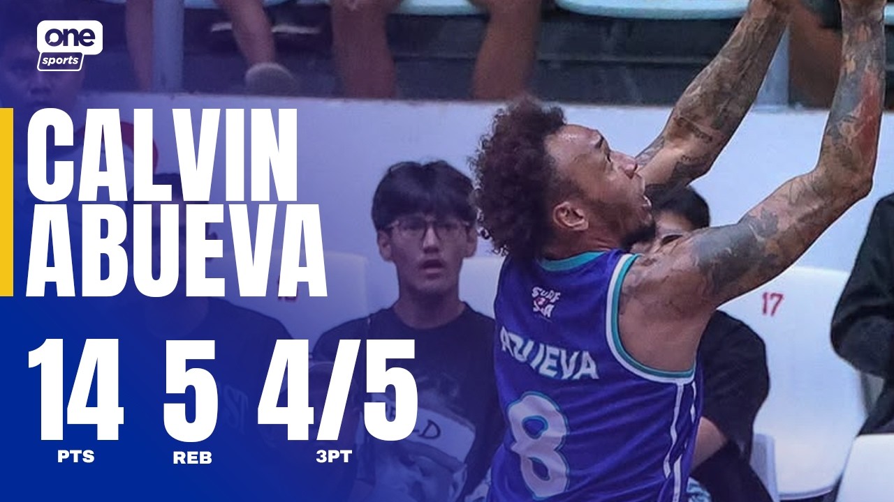 Calvin Abueva STRONG PERFORMANCE for Converge | PBA SEASON 50 COMMISSIONER&rsquo;S CUP | HIGHLIGHTS