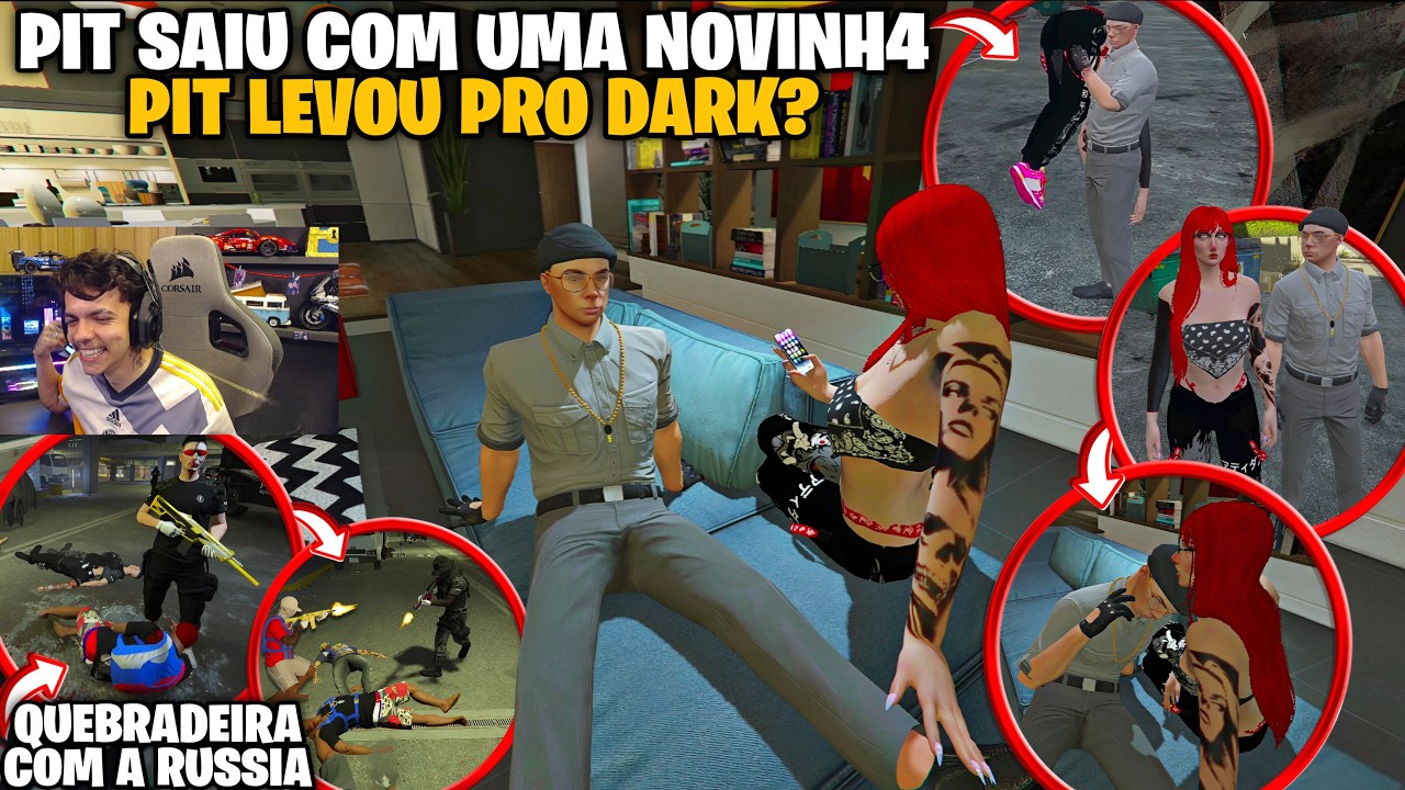 BK TELOU O PIT COM A NOVINH4 | PIT LEVOU A NOVINH4 PRO DARK? | + QUEBRADEIRA COM A RÚSSIA E PM!