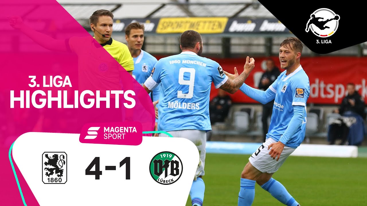 1860 München - VfB Lübeck | 4. Spieltag, 2020/2021 | MAGENTA SPORT