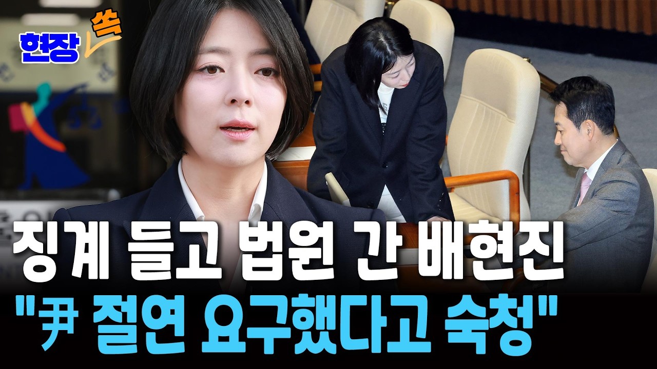 징계 들고 법원 간 배현진 