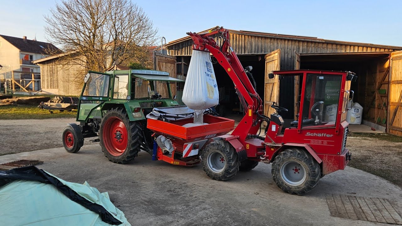 ​B&uuml;rokratiewahnsinn & N&auml;hrstoffe: Es geht wieder los! 🤯 Fendt 105ls bei der ersten Gabe #Vlog58 ​ 