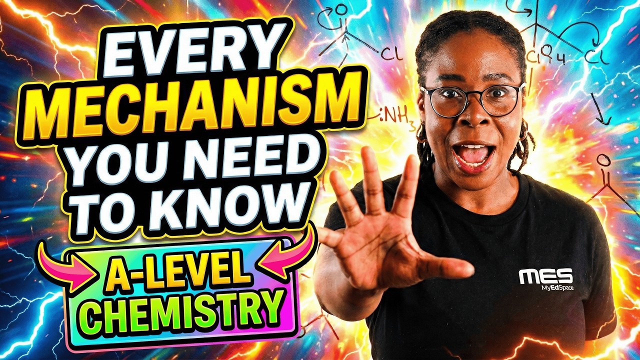 EVERY SINGLE MECHANISM for A-level Chemistry | Free Flashcards Below!