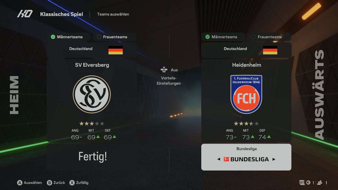 Lets Simulate FC 25 Bundesliga Relegation SV Elversberg VS 1. FC Heidenheim