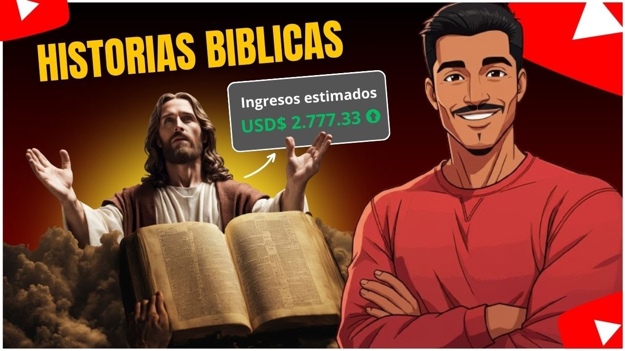CREA UN CANAL DE HISTORIAS BIBLICAS PARA MONETIZAR EN YOTUBE