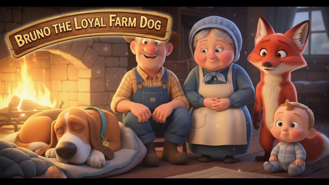 Bruno the Loyal Dog 🐶 | A Gentle Animated Story for Kids