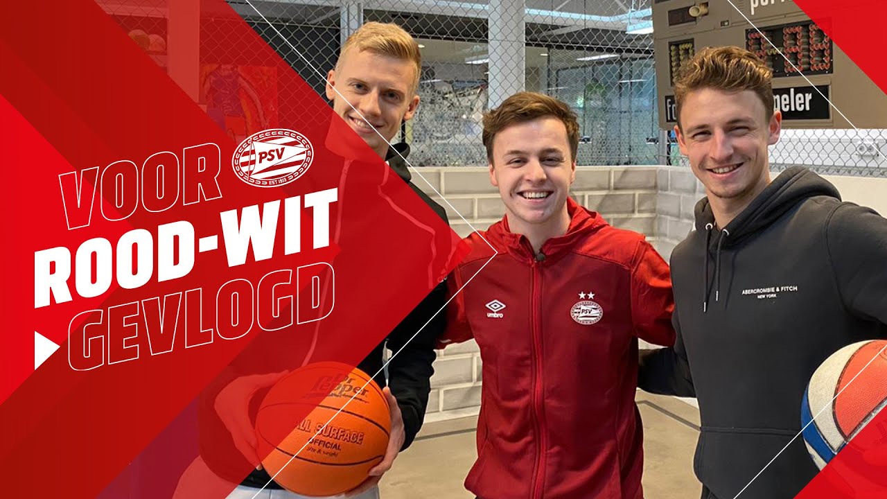 BASKETBAL CHALLENGE met Baumgartl & Boscagli | Voor Rood-Wit Gevlogd #53