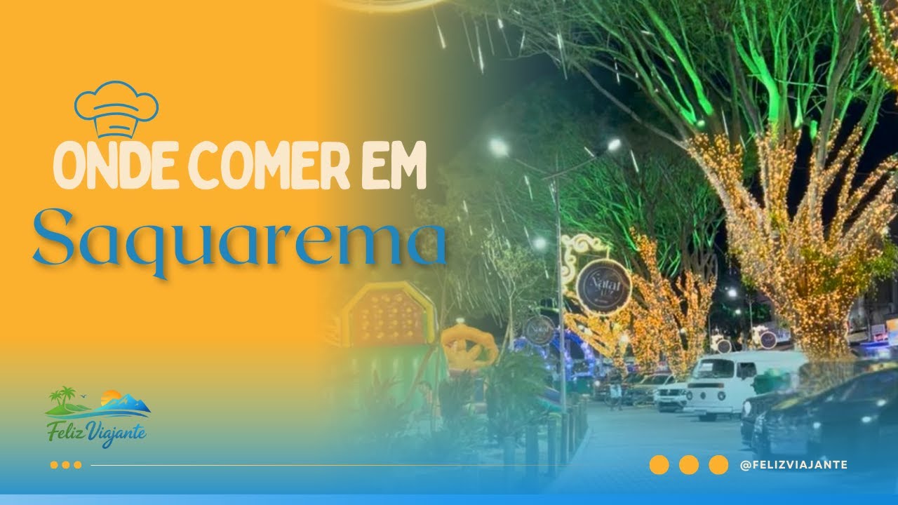Locais pra comer em Saquarema - RJ
