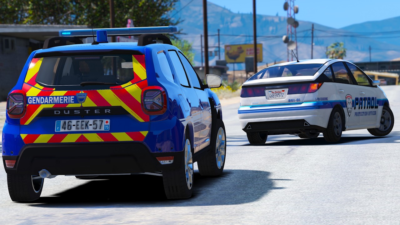 JE TOMBE SUR UN FAUX POLICIER… IL PREND LA FUITE - Gendarmerie | GTA 5 LSPDFR