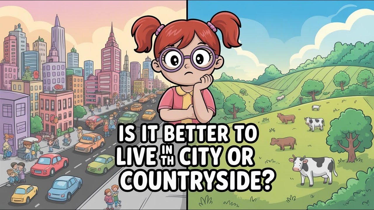 Is It Better to Live in the City or Countryside?| 🎧 English on the Go! | English Listening Practice