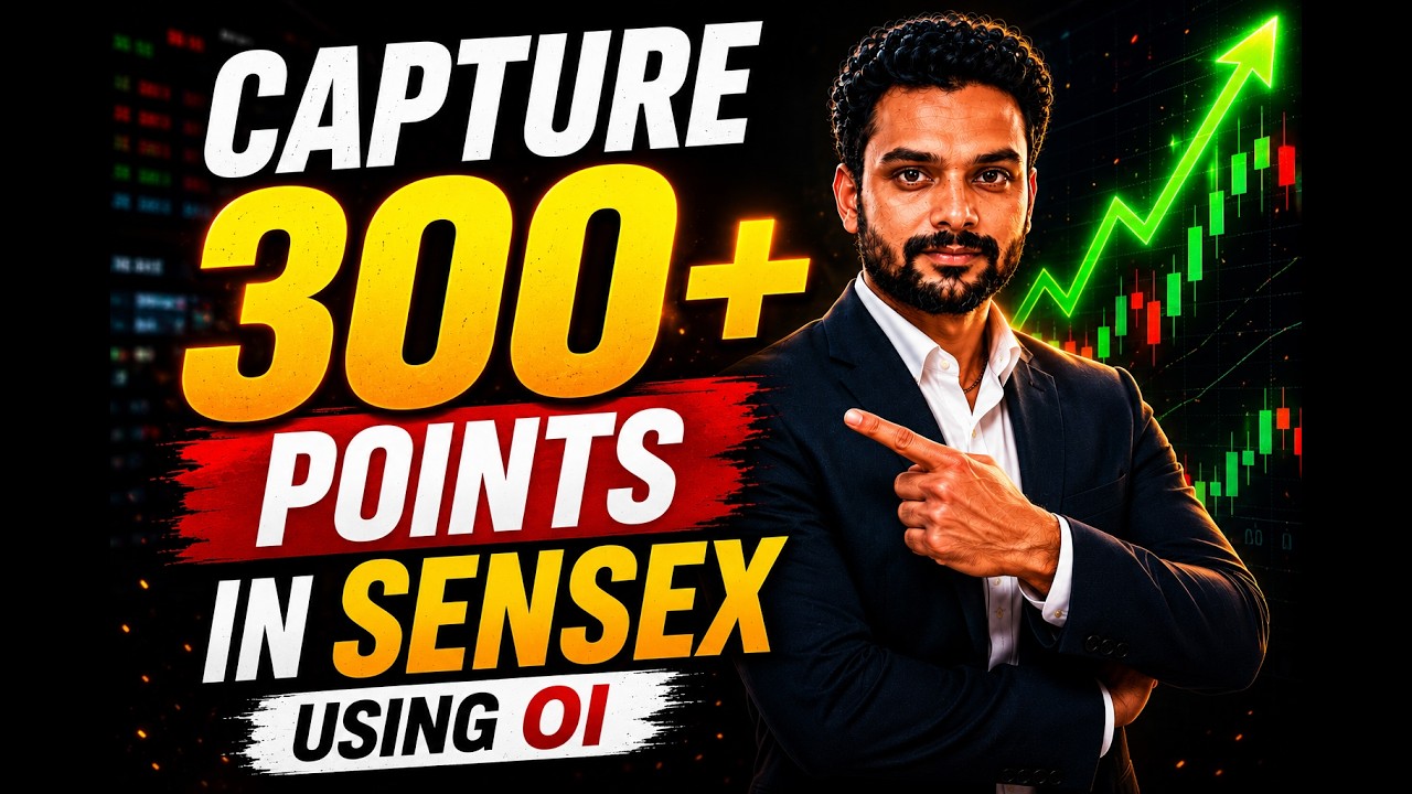 Sensex OI-ஐ பார்த்து 300+ Points ஜாக்பாட்! 🚀 | Sensex Options Scalping