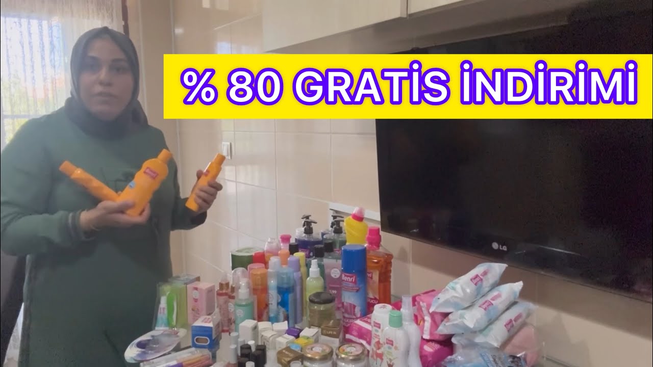 DİP FİYATI GÖRDÜ 🥳YETİŞEN ALDI 💪BİR SENE EVE HİÇ BİR ŞEY ALMAK YOK#gratis #alışveriş#gratisindirimi