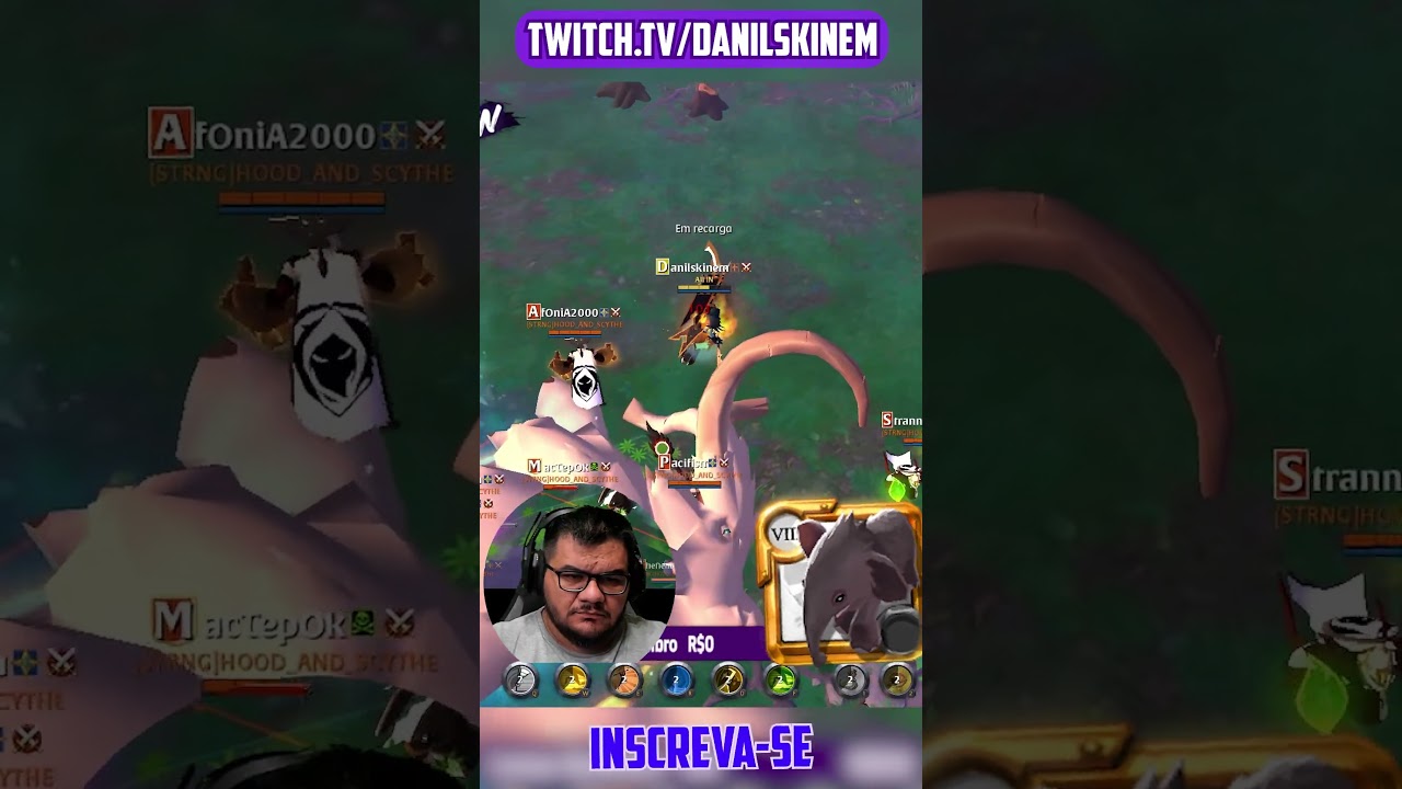 PESQUEI O FILHOTE DE MAMUTE DOS CARAS #shorts #albiononline #fishing