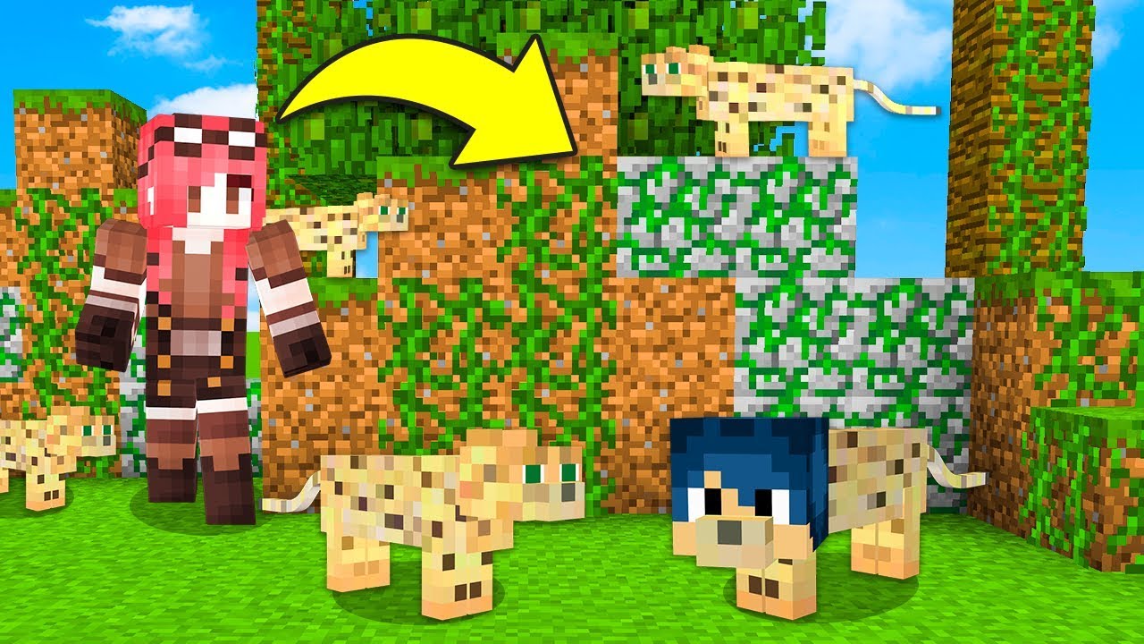 Minecraft ITA - NASCONDINO IN MEZZO AGLI OCELOT!!