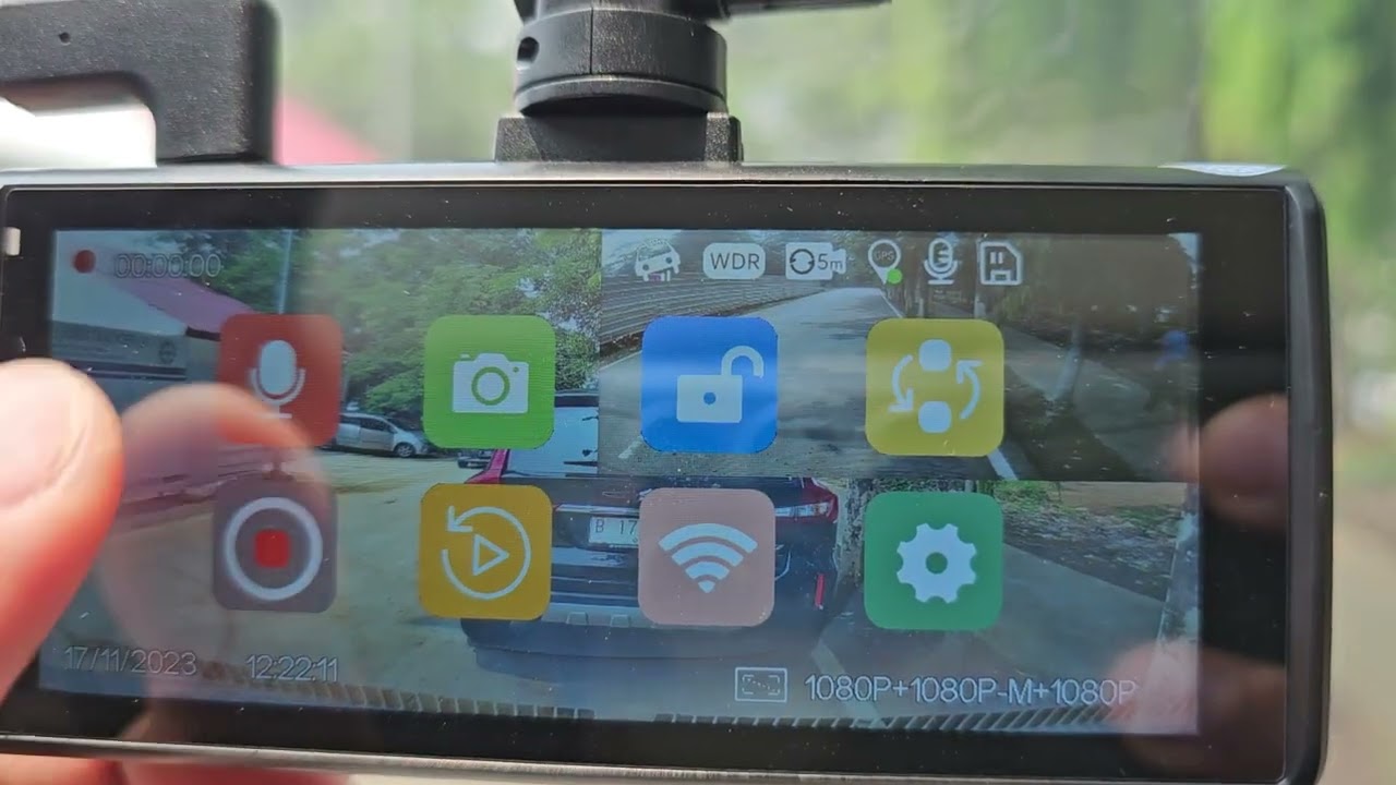 DashCam 3 kamera Azdome M560, review singkat pasang di Serena C24.