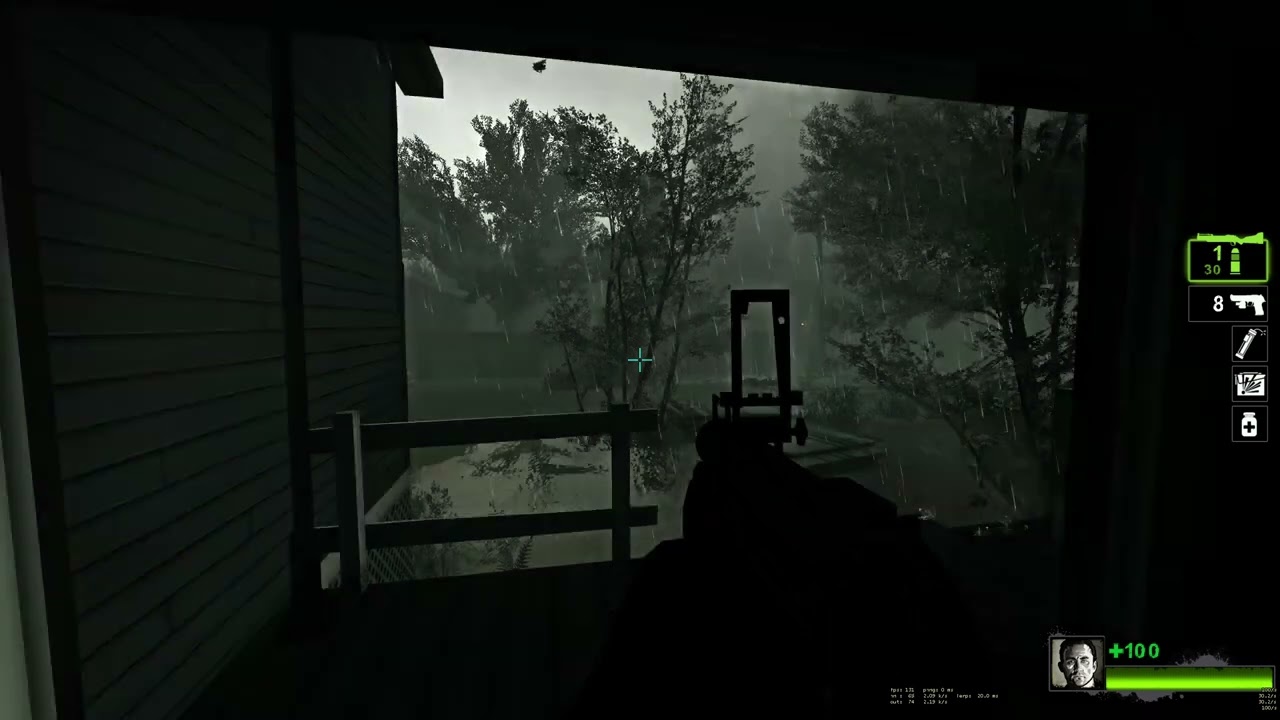 1 HOUR OF LEFT 4 DEAD 2: HARD RAIN ASMR - INDOORS - NO ADS - NO VOICE