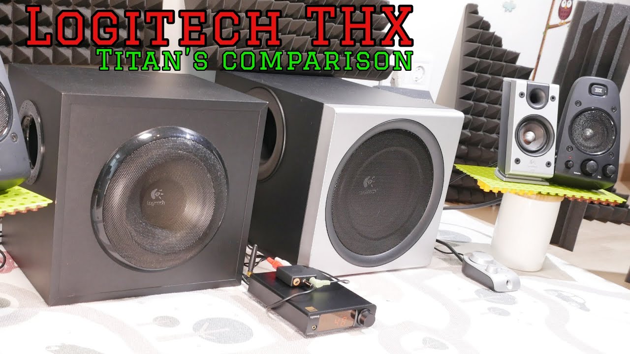 Logitech z-2300 vs z623 speakers sound test
