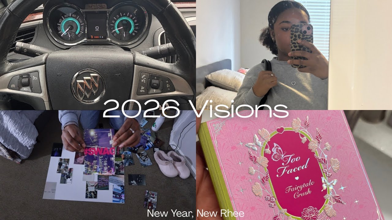2026 Kickoff | Detailed Makeup GRWM, Outfit of The Day & Making A Vision Board | HAPPY NEW YEAR!!!