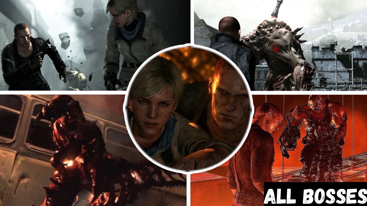 Resident Evil 6 - All Bosses (Jake Campaign)
