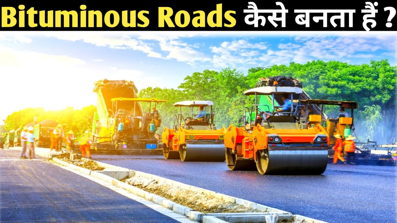 Construction of Bituminous Roads in Hindi (Highway Eng) Lectures-7// Diploma, B-TECH,SSC JE