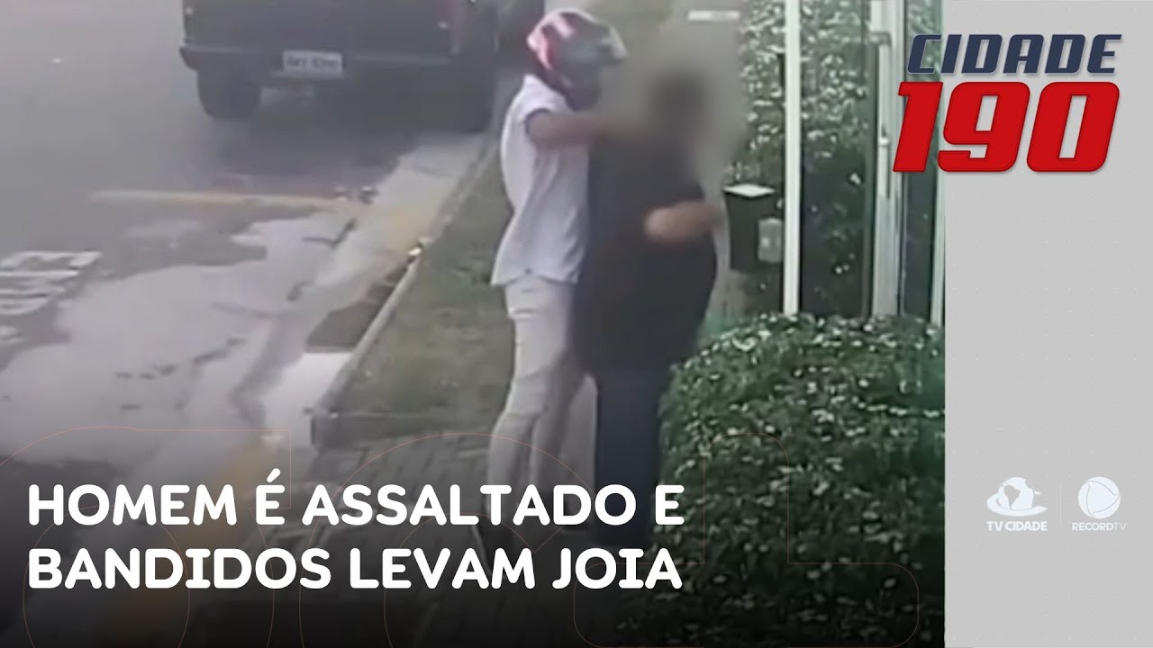 Homem é assaltado e bandidos levam joia de alto valor | Cidade 190