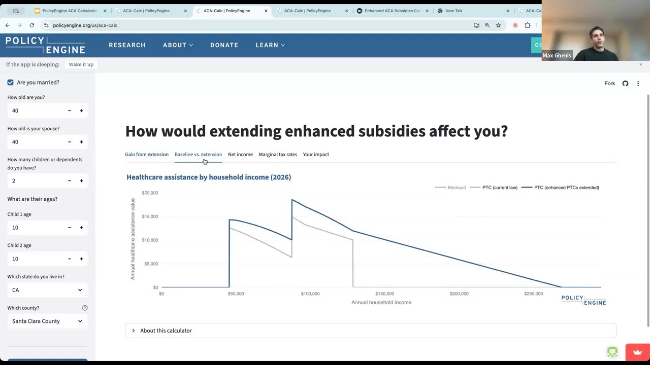 PolicyEngine webinar: Understanding ACA Premium Tax Credits at the center of the shutdown