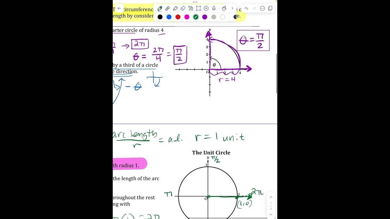 3.2 Day 2 Radians and the Unit Circle!