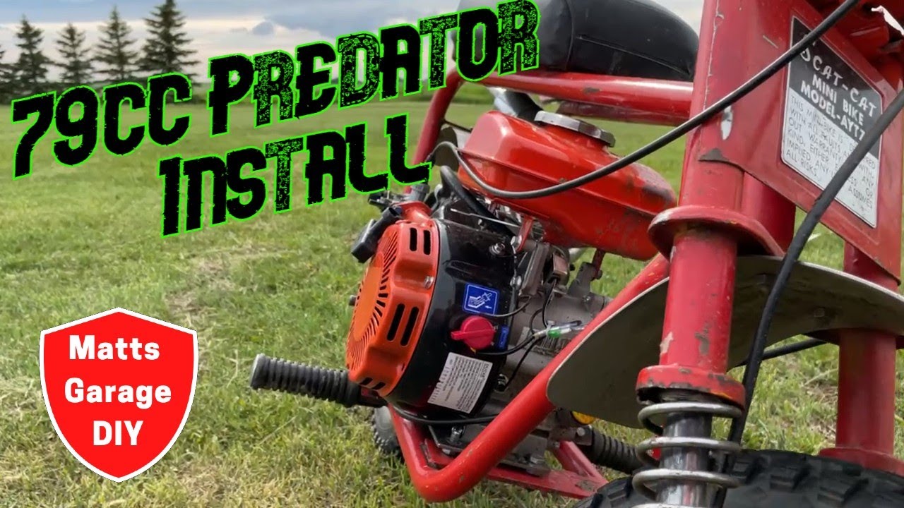79cc Predator motor install - DIY