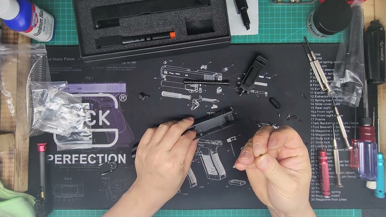 Marui Glock18C TH 슬라이드 장착법