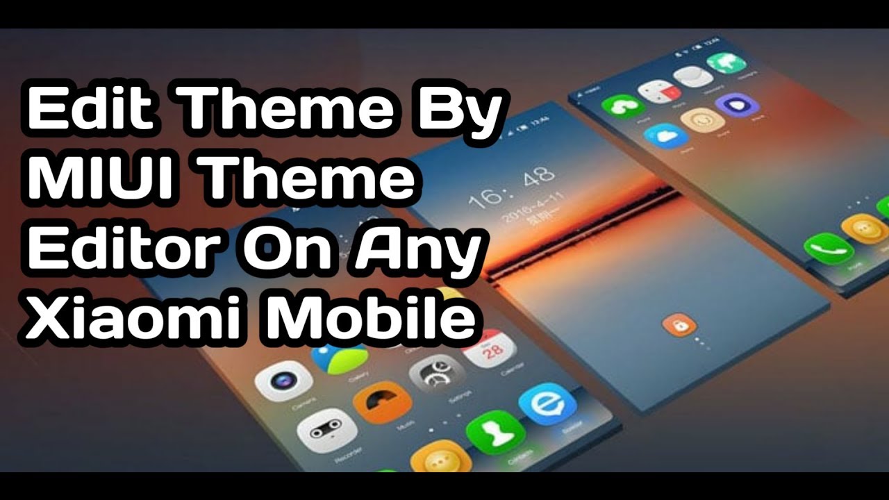 How To Edit Theme In MIUI Theme Editor For Any Xiaomi Phone | TechnoRelate