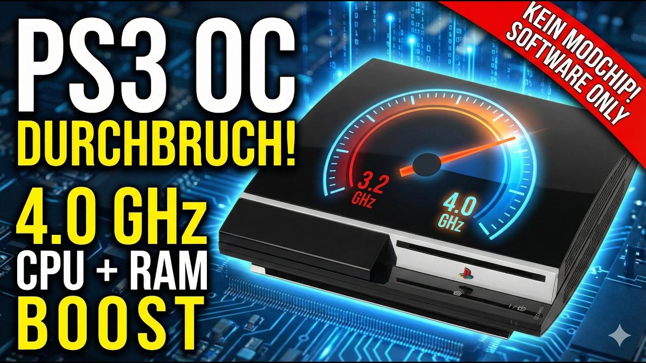 PS3 CPU & RAM OVERCLOCK OHNE MODCHIP!