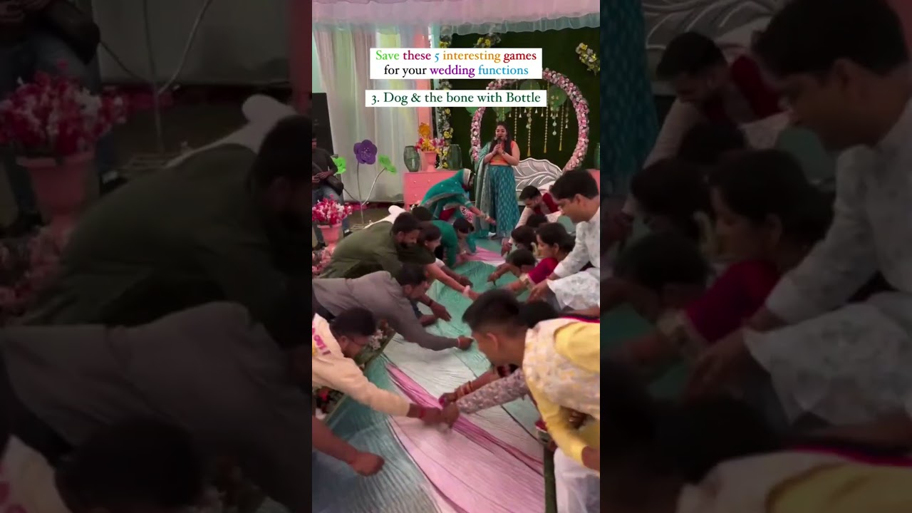 Save these 5 interesting games for your wedding functions #haldi #haldigames #marriage #games