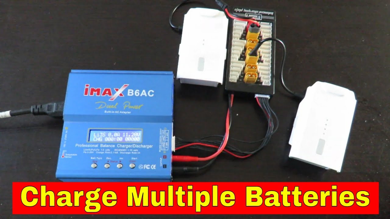🚁 How to Charge 6 Fimi X8 SE 2020 Batteries all at the Same Time.