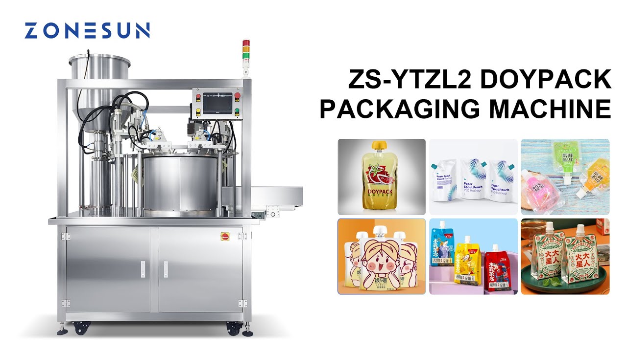 How To Use Servo Doypack Feeding Filling Capping Machine with Conveyor