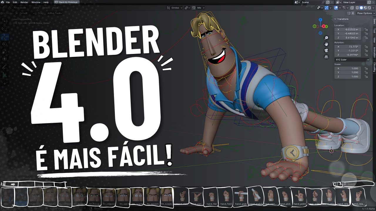 BLENDER 4.0 CHEGOU!! TOP 5 NOVIDADES em ANIMAÇÃO