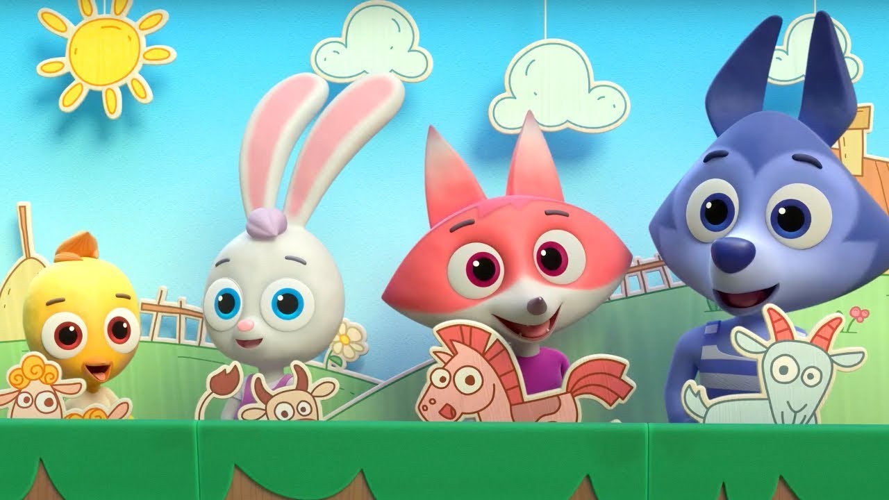 El Viejo Abuelo Tenía Una Granja 🐮 Beadies 🎶 Super Toons TV - Canciones y Rimas Infantiles