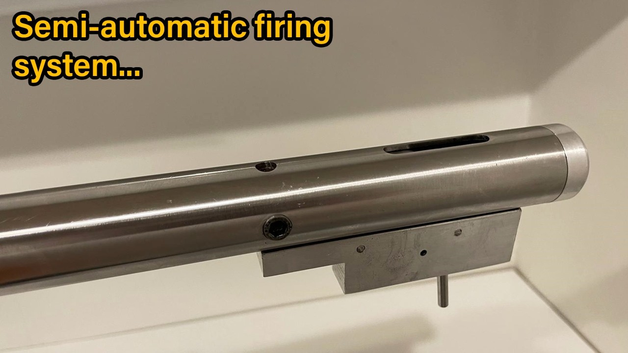 Semi-automatic PCP Air gun tank and valve system