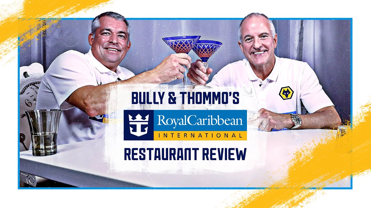Steve Bull and Andy Thompson review imaginative cuisine on board a Royal Caribbean cruise!