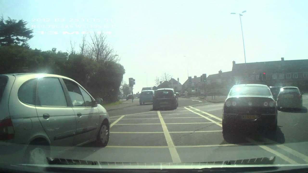 Bad Driving UK - Elderly and impatient driver hazard