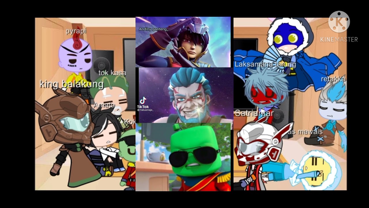 7 Elements+Amato+Tapops React to Boboiboy//Boboiboy//Gacha Club