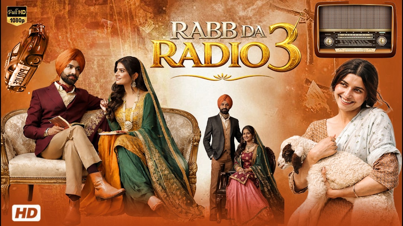 Rabb Da Radio 3 Full Movie | Tarsem jassar | Nimrat khaira | Nirmal Rishi | New Punjabi Movie 2026