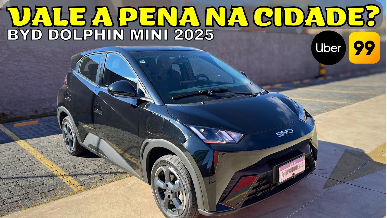 BYD DOLPHIN MINI - VALE A PENA NA CIDADE? PRA UBER E 99 ?- O PRIMO ERIC