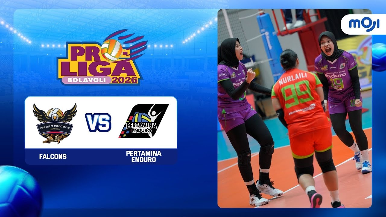 Falcons 0-3 Pertamina Enduro | Highlight Proliga Putri 2026 | Moji
