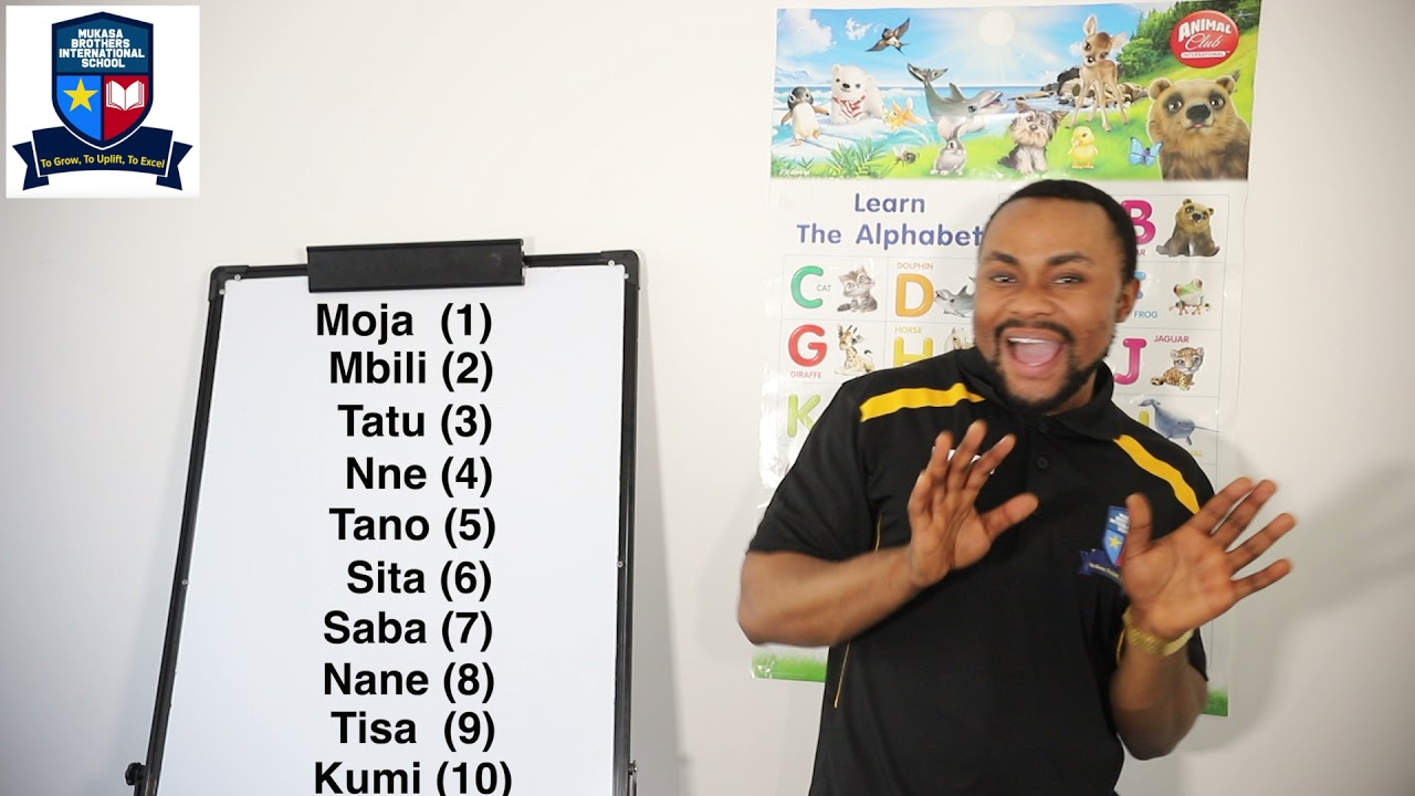 Swahili Counting Song - Moja, Mbili, Tatu 🎶