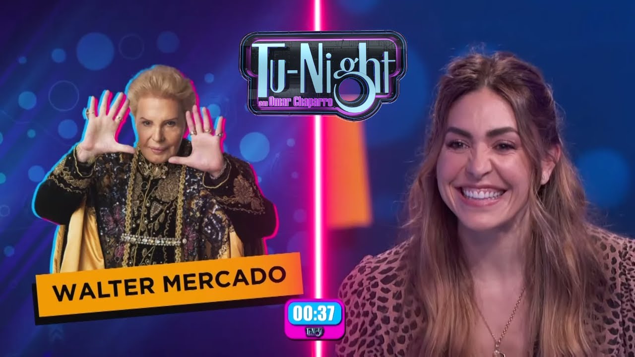 NATALIA CORDOVA juega adivinanzas con VADHIR DERBEZ   | TuNight con Omar Chaparro