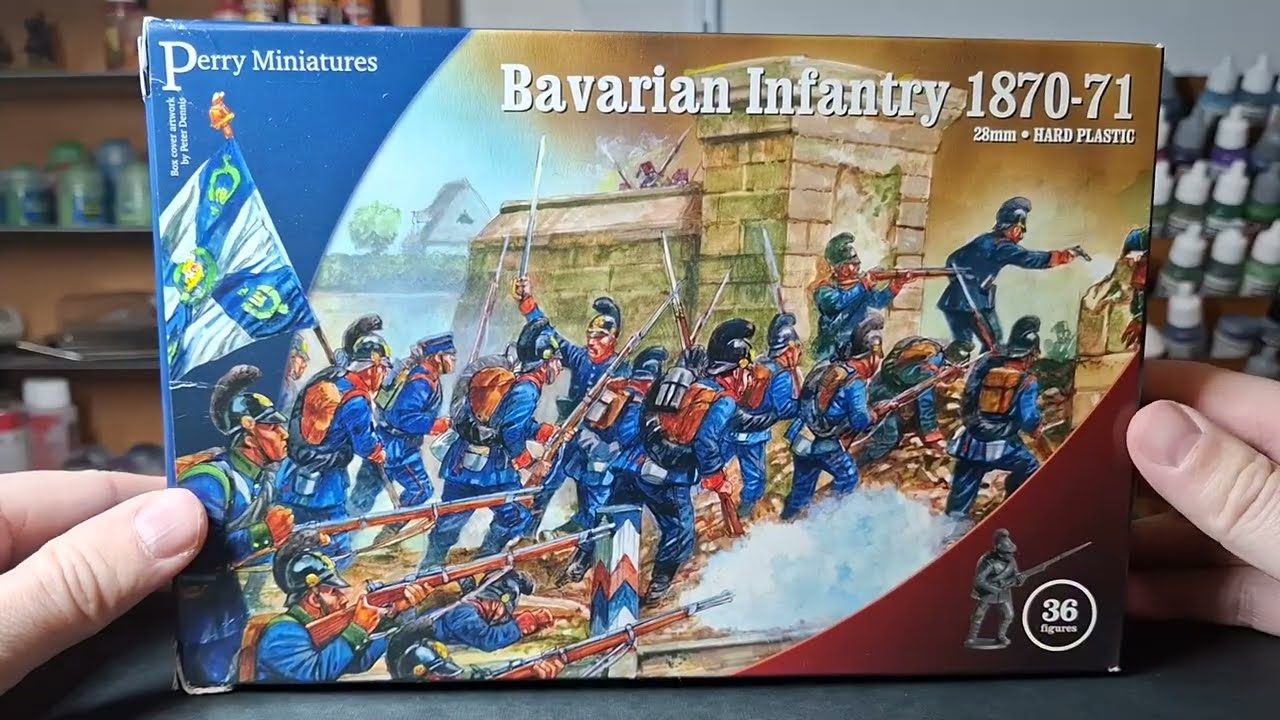 Unboxing Perry Miniatures Bavarian infantry 1870 - 1871