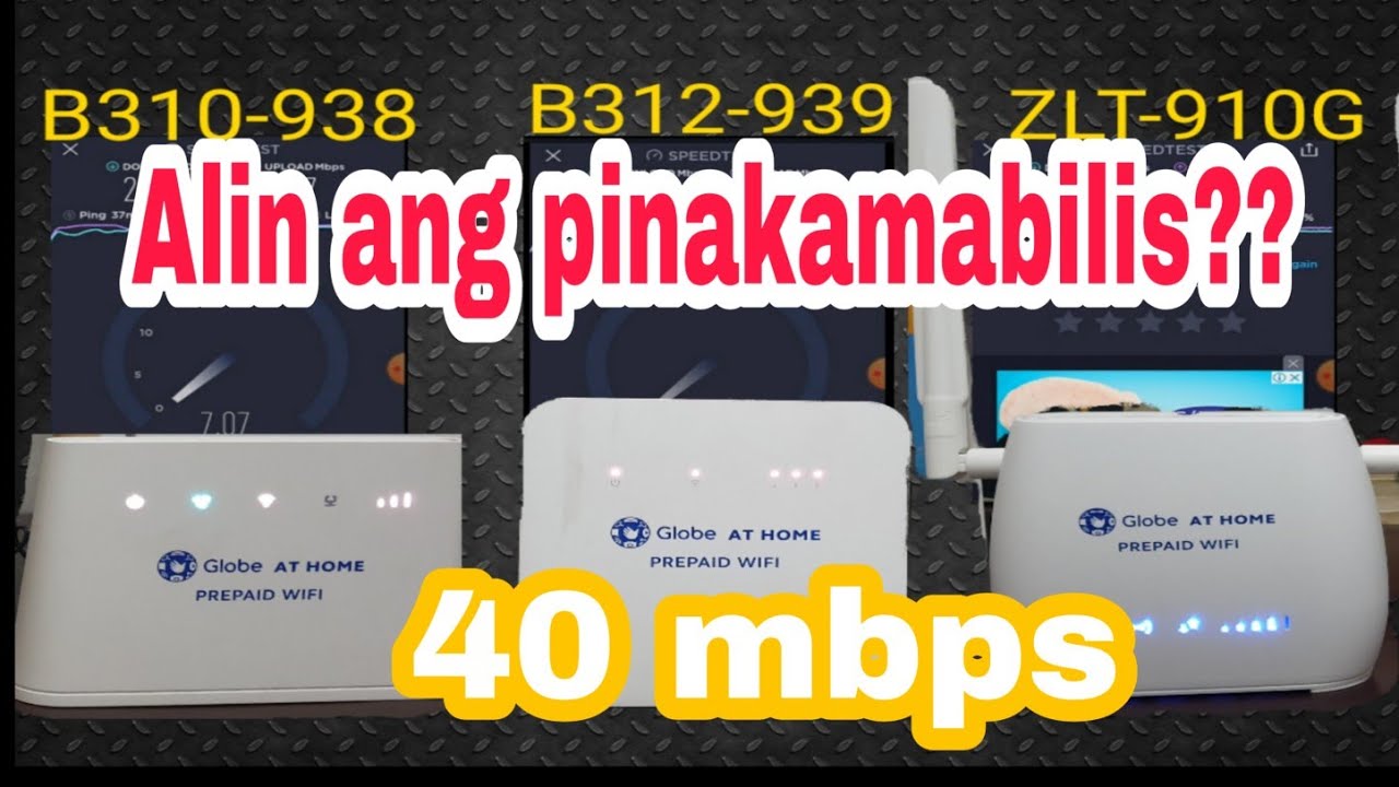 SPEEDTEST Globe at Home Prepaid WiFi | Alin pinakamabilis sa tatlo?
