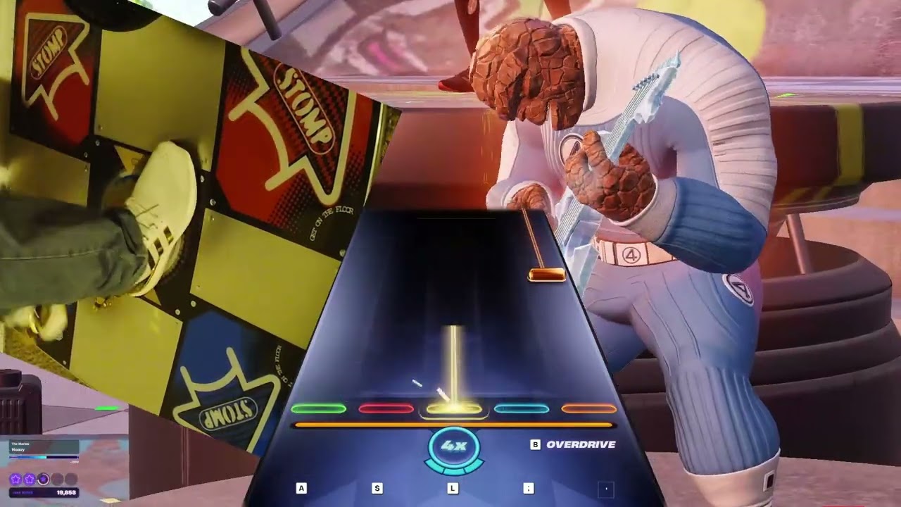 Pump It Up Fortnite Festival Expert: Heavy The Marías Lead